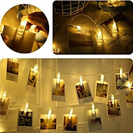 Bộ dây 20 kẹp ảnh, kẹp hình có đèn led trang trí nhà cửa (cổng sạc USB)