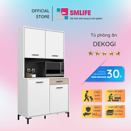 Tủ nhà bếp gia đình bằng gỗ MDF kết cấu chắc chắn SMLIFE Dekogi