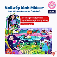 Đồ Chơi Xếp Hình Puzzle MIDEER Kiểu Valy 104 Mảnh Ghép Dành Cho Bé Từ 4 Tuổi - Chủ đề Sleeping Beauty