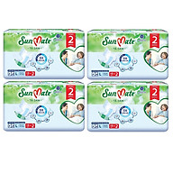 Mẫu Mới - Combo 4 Gói Tã dán Sunmate L18 +2 (20 Miếng) (Mẫu Mới Của Sunmate ML18) - Tã người lớn Sunmate- Date Mới
