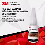 Keo dán đa năng, siêu dính 3M Pr100 chuyên dán giày, nhựa plastic, rubber - cao su, sắt cao cấp
