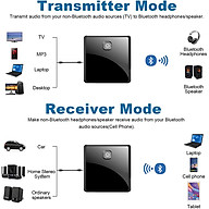 ROGTZ - Bộ Thu Phát Âm Thanh Bluetooth FZ-380 Chế Độ Linh Hoạt Kết Nối Đa Dạng Optical 3.5mm Kết Nối Đa Thiết Bị Bluetooth 5.0 Giao Thức AVRCP, A2DP Khoảng Cách 10m Pin Lithium 300mah Nhỏ Gọn Hàng Chính Hãng
