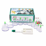 Bộ Giác Hơi Hút Chân Không 10  Cốc Siêu Hot Không Dùng Lửa GH10