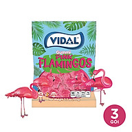 Combo 3 gói kẹo dẻo con hồng hạc Vidal Tây Ban Nha 100g thumbnail