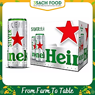 Chỉ Giao HCM - Thùng Bia Heineken Silver 24 lon Lon 330Ml thumbnail