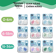Ty Ngậm Dạ Quang Tommee Tippee Night Time Cho Bé 0-6, 6-18, 18-36 Tháng (Vỉ Đôi)
