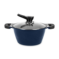 Nồi chống dính ceramic Happy Home Pro Yoori - 24cm(Xanh Navy)