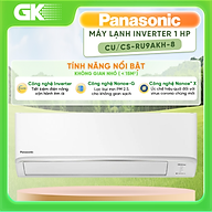 Máy Lạnh Panasonic CU/CS-RU9AKH-8 Inverter 1HP - Hàng Chính Hãng (Chỉ Giao HCM)