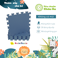 Thảm xốp lót sàn cho bé - đơn màu Pastel (10 miếng, diện tích 1m2) Smile Puzzle _KHÔNG MÙI TIÊU CHUẨN CHÂU ÂU
