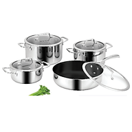 BỘ NỒI INOX MC1801-LUXURY- HÀNG CHÍNH HÃNG