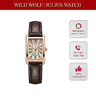 Đồng hồ nữ Julius Hàn Quốc JA-1338 dây da nâu thumbnail
