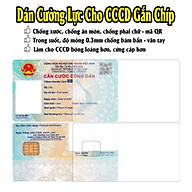 Miếng dán cường lực Nano bảo vệ CĂN CƯỚC CÔNG DÂN [CCCD] ; GIẤY PHÉP LÁI XE [GPLX]