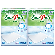 Combo 2 Tấm lót SunMate cải tiến mới (45 x 70cm)