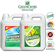 GREENEX - Combo 1 can Nước Lau Sàn KHỬ TRÙNG GREENEX 5L + 1 can Nước Rửa Chén GREENEX 5L thumbnail