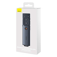 Bút Trình Chiếu Baseus Orange Dot AI Wireless Presenter WKCD020013, Nhận Diện Giọng Nói & Sử Dụng Màn Hình TV- Hàng Chính Hãng