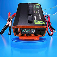 Hàng Nhật - Bộ Kích Điện 12V Lên 220V 2000W Sóng Sin Chuẩn, Màn Hình LED Báo Vôn, Dòng Tải, Nhiệt Độ Cao Cấp