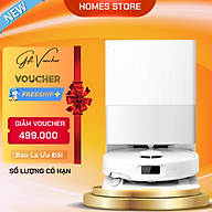 Robot Hút Bụi Lau Nhà Roborock QRevo Edge 5V1 Lực 18.500 Pa Xòe Giẻ, Xòe Chổi - Hàng Chính Hãng