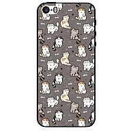 Ốp lưng dành cho Iphone 5 / 5s / 5Se - Iphone 6 / 6s - Iphone 6 Plus / 6s Plus mẫu Họa Tiết Mèo Xám
