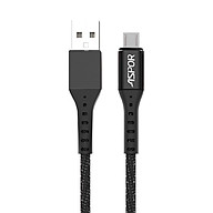 Cáp sạc USB-Micro Aspor sạc nhanh 2.4A ,A166-Hàng chính hãng thumbnail