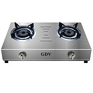 Bếp Gas Khè Công Nghiệp Inox GDV 2 Lò Đốt - Hàng Chính Hãng