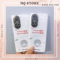 Ốp lưng cho Oppo Reno 10 / Reno 10 Pro Ốp dẻo trong TPU loại tốt, bảo vệ camera ( hàng chính hãng)