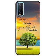 Ốp lưng dành cho Vivo Y20 - Y20s - Y12s mẫu Tâm Bất Biến