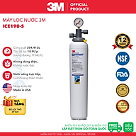 Máy Lọc Nước 3M ICE190-S Chuyên Dùng Cho Nhà Hàng, Quán Cà Phê, Căntin, Horeca - Hàng Chính Hãng 3M, Nhập Khẩu Mỹ