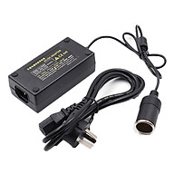 Bộ đổi 220V sang 12V, chuyển đổi nguồn điện máy hút bụi ô tô tặng kèm chấu 3 chân sang 2 chân