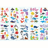 Sticker hình xăm dán chống nước cho bé trai và bé gái nhiều họa tiết ngộ nghĩnh đáng yêu cho bé thỏa sức sáng tạo – SST006