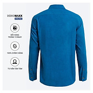 Áo Sơ Mi Nam dài tay Ninomaxx xanh đậm 100% cotton dáng regular fit mã 1903088 thumbnail