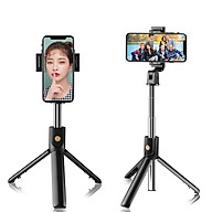 Gậy chụp ảnh tự sướng Mawa K07 - Tích hợp 3 chân tripod và remote bluetooth chụp từ xa - Hàng chính hãng