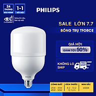 Bóng đèn Philips trụ TForce siêu sáng (25W,35W,45W, 50W) - Ánh sáng trắng 6500K (01 bóng)