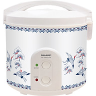 Nồi cơm điện nắp gài Sharp 1.8 lít KS-183TJV-CR - Hàng chính hãng