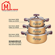 Bộ 3 Nồi Nhôm Anod Sunhouse SH6634