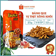 Bánh que Thái Lan Lotus Biscuit Stick gói 25g, Bim Bim Que thái vị thịt hun khói, snack que thái lan Tasty Food thumbnail