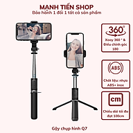 Gậy chụp hình tự sướng Q07 xoay 360 độ kèm nút bluetooth điều khiển từ xa TiMa.lala  - Hàng chính hãng