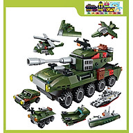 Đồ Chơi Lắp Ráp ENLIGHTEN 8IN1 Đồ Chơi Cho Bé - Tặng Kèm 01 Tranh Ghép Bằng Gỗ