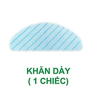 Khăn lau rung cho robot hút bụi Ecovacs Deebot T8 Aivi, Max, Power, Aivi Plus, T9 Aivi, Ozmo T8, Ozmo T9 VẢI TRẮNG XANH - Hàng Nhập Khẩu