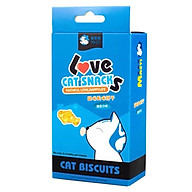 Bánh thưởng cho chó mèo Masti Love Cat Snacks - Hộp 100g thumbnail