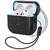 Ốp ESR Orbit Hybrid Case with HaloLock cho AirPods 4 sạc từ tính, kèm dây đeo_ Hàng chính hãng