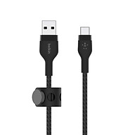 Cáp sạc USB Type C BOOST CHARGE PRO Flex Belkin vỏ silicon bọc dù 60W - Hàng chính hãng - CAB010bt thumbnail