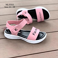 Dép quai hậu sandal bé gái KENTO quai ngang kiểu dán êm nhẹ phong cách Hàn Quốc cho học sinh nữ 8 - 15 tuổi SG63