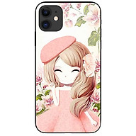 Ốp lưng dành cho Iphone 12 Mini mẫu Anime Cô Gái Váy Bông