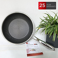 Chảo Chống Dính Blackcube 3 Lớp Đáy Liền Fivestar (16cm/28cm)