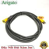 Dây nối dài USB 2.0 1.5m 3m 5m 10m Arigato cáp nối dài chống nhiễu 2 đầu thumbnail