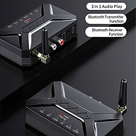 ROGTZ - Bộ Thu Phát Bluetooth 5.0 2 in 1 R22 - Chế độ chuyển đổi linh hoạt, Âm Thanh HD, Độ Trễ Thấp, Khoảng Cách 40m, Hỗ trợ aptX HD, Chip thông minh, Cổng kết nối đa dạng RCA AUX USB - Hàng Chính Hãng