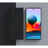 Ốp Dành Cho Samsung Galaxy Note 10 Plus Cao cấp, chống bẩn, chống bám vân tay, không trơn trượt, bảo vệ camera màu 3D Camera - Hàng nhập khẩu