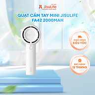 Quạt Cầm Tay Mini JISULIFE FA42 Siêu Mát - Sạc Nhanh - Pin 2000/4500mAh Sử Dụng Đến 6H-12H - Hàng Chính Hãng