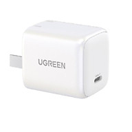 Ugreen 15328 20W Bộ sạc nhanh Nexode GaN USB type c PD3.0 qc4.0 Màu Trắng Chuẩn cắm US cd318 - Hàng chính hãng