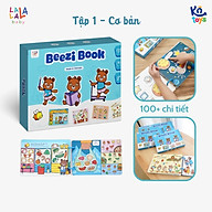 Học Liệu Bóc Dán Montessori Song Ngữ Anh Việt Beezi Book - Lalala Baby